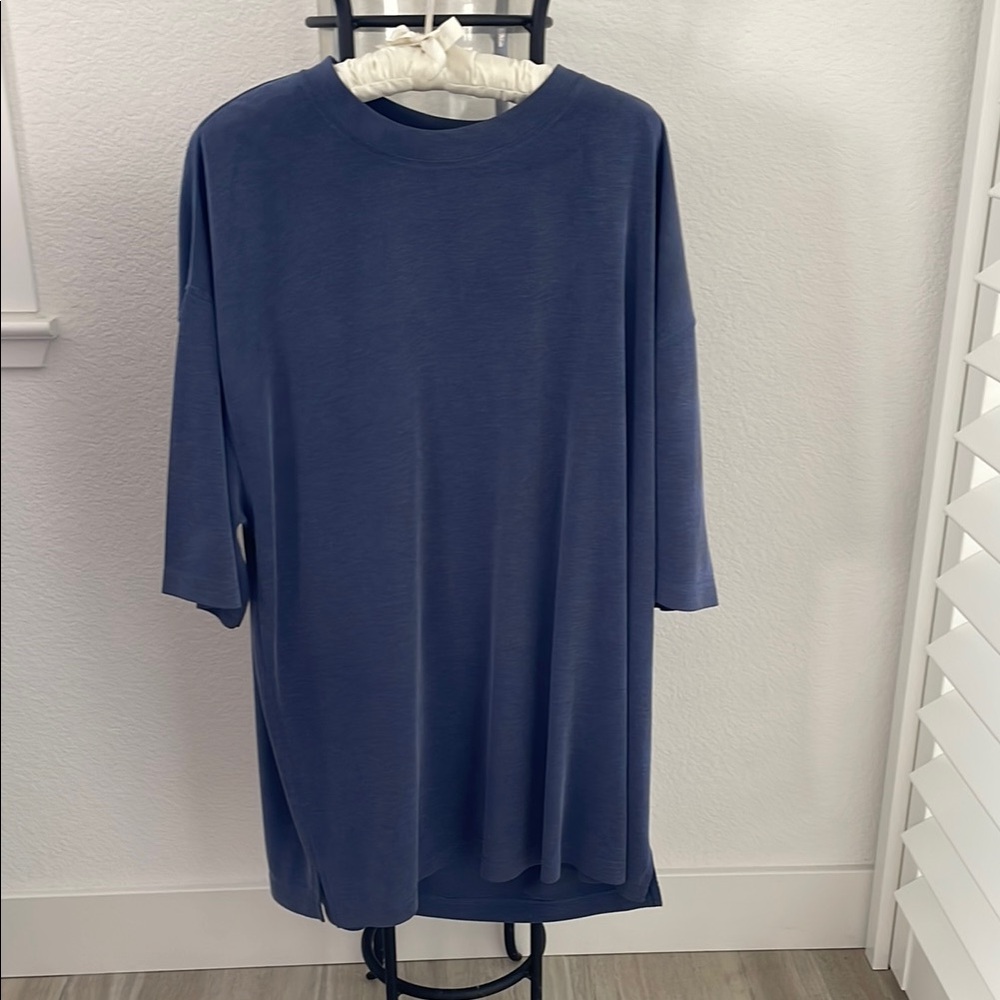 Blue dress knit T-Shirt